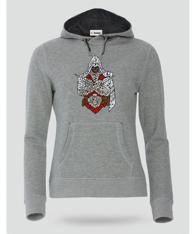 Assassins Felpa Premium con cappuccio Donna