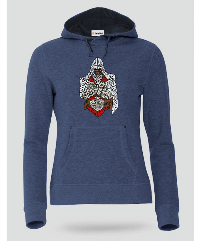 Assassins Felpa Premium con cappuccio Donna