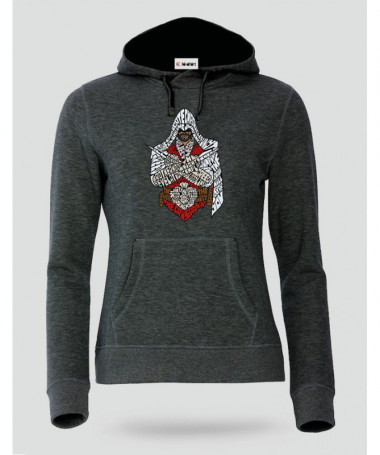 Assassins Felpa Premium con cappuccio Donna