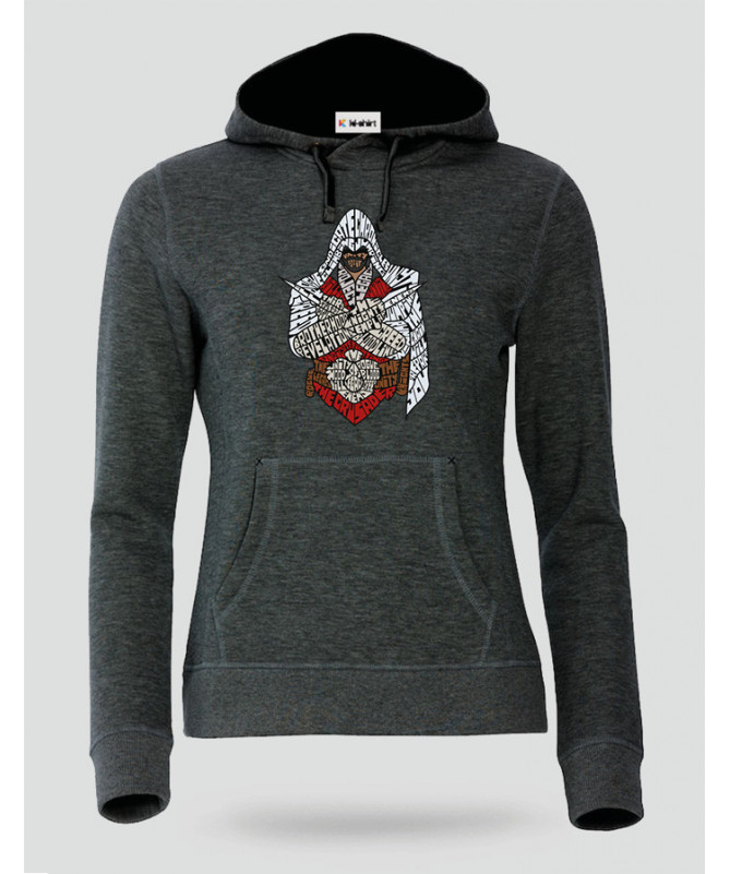 Assassins Felpa Premium con cappuccio Donna