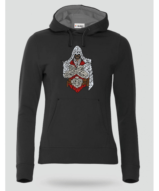 Assassins Felpa Premium con cappuccio Donna