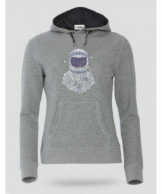 Astronaut Felpa Premium con cappuccio Donna