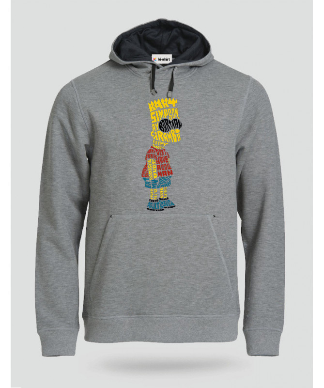 BartSimpson Felpa Premium con cappuccio Uomo