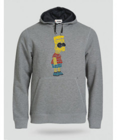 BartSimpson Felpa Premium con cappuccio Uomo