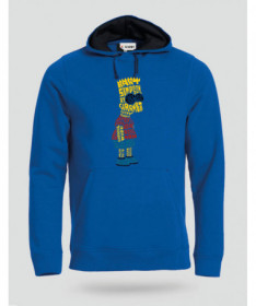 BartSimpson Felpa Premium con cappuccio Uomo
