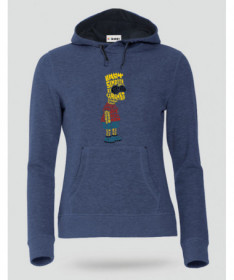 BartSimpson Felpa Premium con cappuccio Donna
