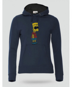 BartSimpson Felpa Premium con cappuccio Donna