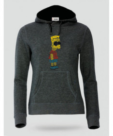BartSimpson Felpa Premium con cappuccio Donna