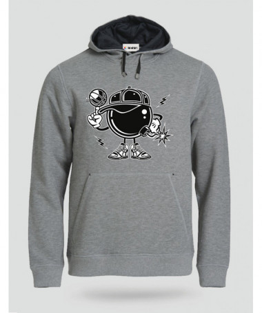 BasketballBombers Felpa Premium con cappuccio Uomo