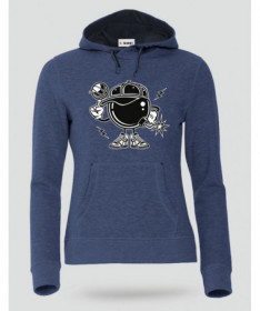 BasketballBombers Felpa Premium con cappuccio Donna