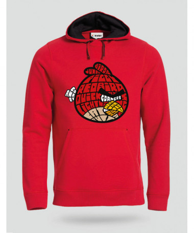 BirdWithAnger Felpa Premium con cappuccio Uomo