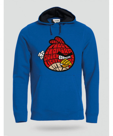 BirdWithAnger Felpa Premium con cappuccio Uomo