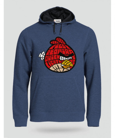 BirdWithAnger Felpa Premium con cappuccio Uomo