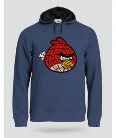 BirdWithAnger Felpa Premium con cappuccio Uomo