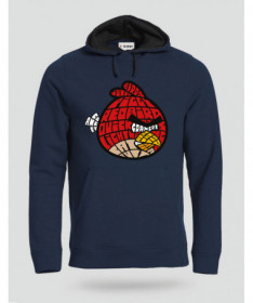 BirdWithAnger Felpa Premium con cappuccio Uomo