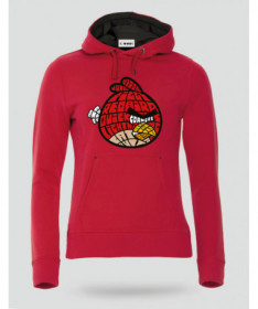 BirdWithAnger Felpa Premium con cappuccio Donna