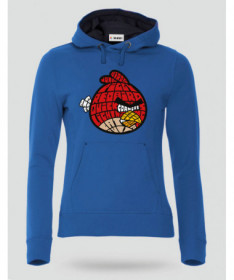 BirdWithAnger Felpa Premium con cappuccio Donna