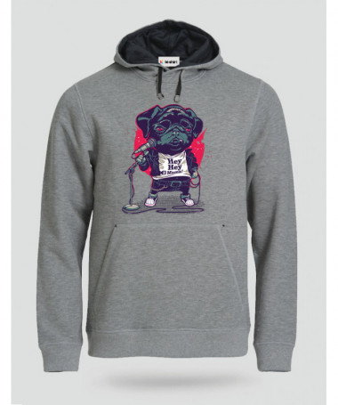 BlackDogMetal Felpa Premium con cappuccio Uomo