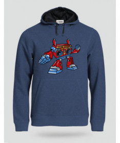 BoomboxRobot Felpa Premium con cappuccio Uomo