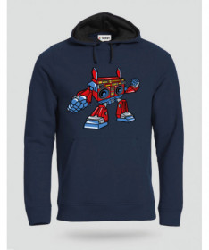 BoomboxRobot Felpa Premium con cappuccio Uomo