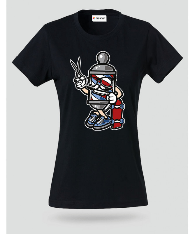 ki-shirt.com BarberSkater T-shirt Basic Donna