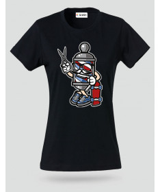 ki-shirt.com BarberSkater T-shirt Basic Donna