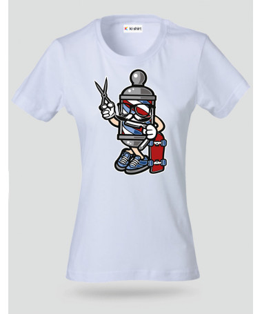 ki-shirt.com BarberSkater T-shirt Basic Donna