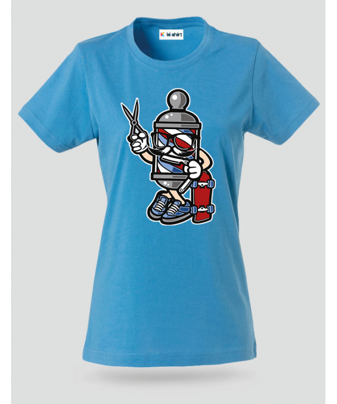 ki-shirt.com BarberSkater T-shirt Basic Donna