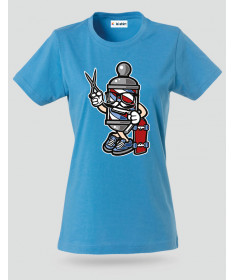 ki-shirt.com BarberSkater T-shirt Basic Donna
