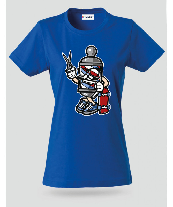 ki-shirt.com BarberSkater T-shirt Basic Donna