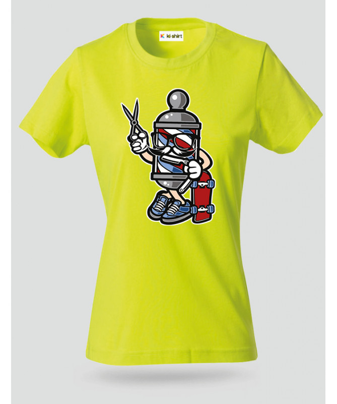 ki-shirt.com BarberSkater T-shirt Basic Donna