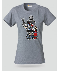 ki-shirt.com BarberSkater T-shirt Basic Donna