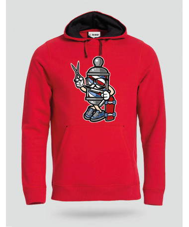 ki-shirt.com BarberSkater Felpa Premium con cappuccio Uomo