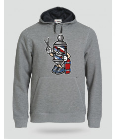 ki-shirt.com BarberSkater Felpa Premium con cappuccio Uomo