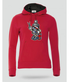 ki-shirt.com BarberSkater Felpa Premium con cappuccio Donna