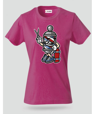 ki-shirt.com BarberSkater T-shirt Basic Donna