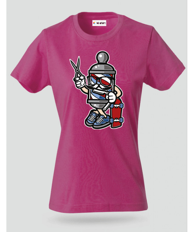 ki-shirt.com BarberSkater T-shirt Basic Donna