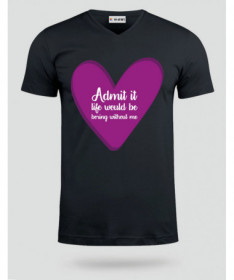 SAN VALENTINO_19 T-shirt Scollo V