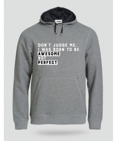 Awesome Not Perfect Felpa Premium con cappuccio Uomo