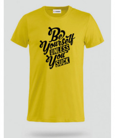 Be Yourself T-shirt Basic Uomo