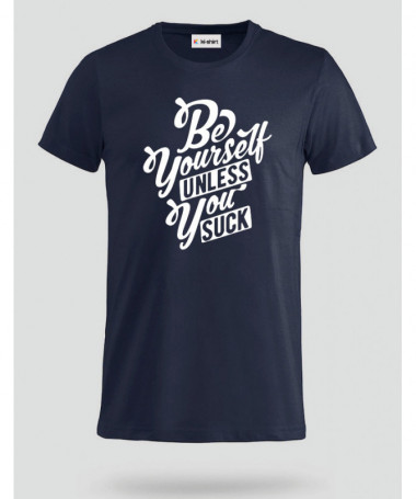 Be Yourself T-shirt Basic Uomo