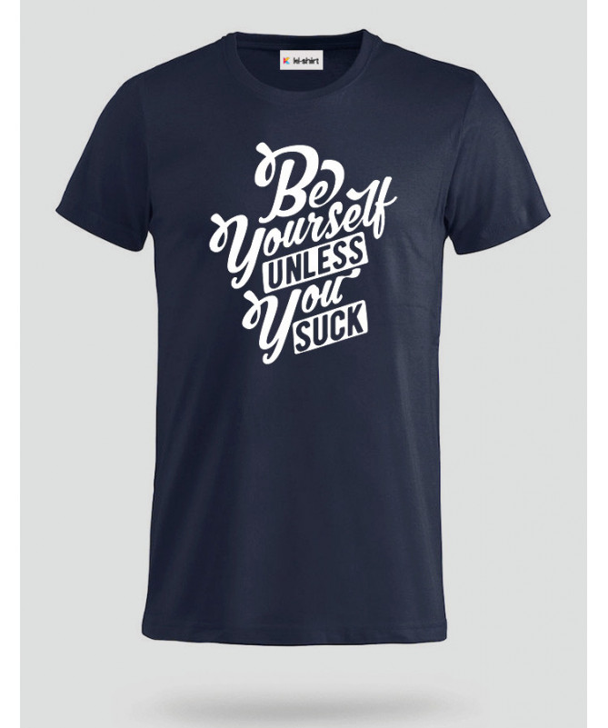 Be Yourself T-shirt Basic Uomo