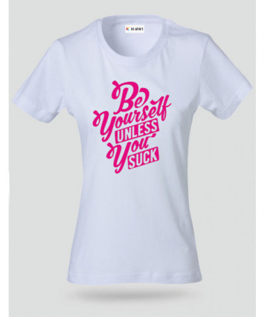 Be Yourself T-shirt Basic Donna