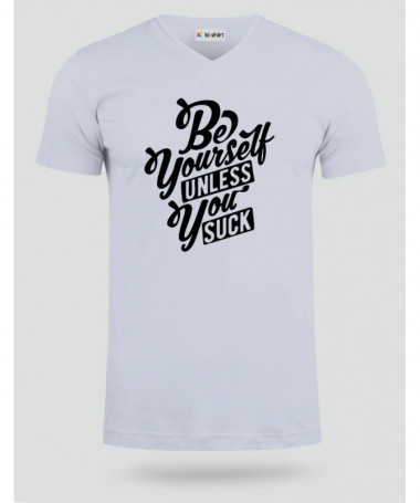Be Yourself T-shirt Scollo V
