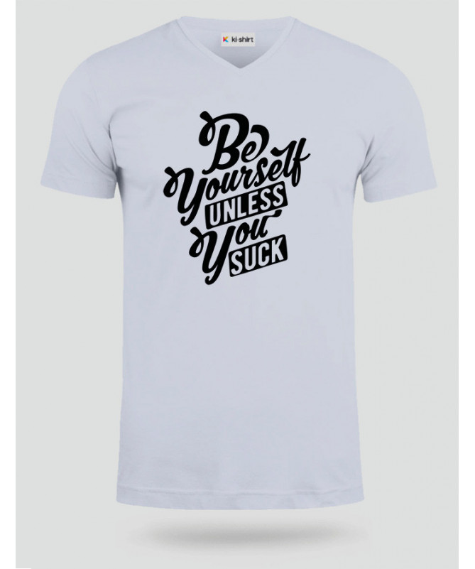 Be Yourself T-shirt Scollo V