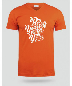 Be Yourself T-shirt Scollo V