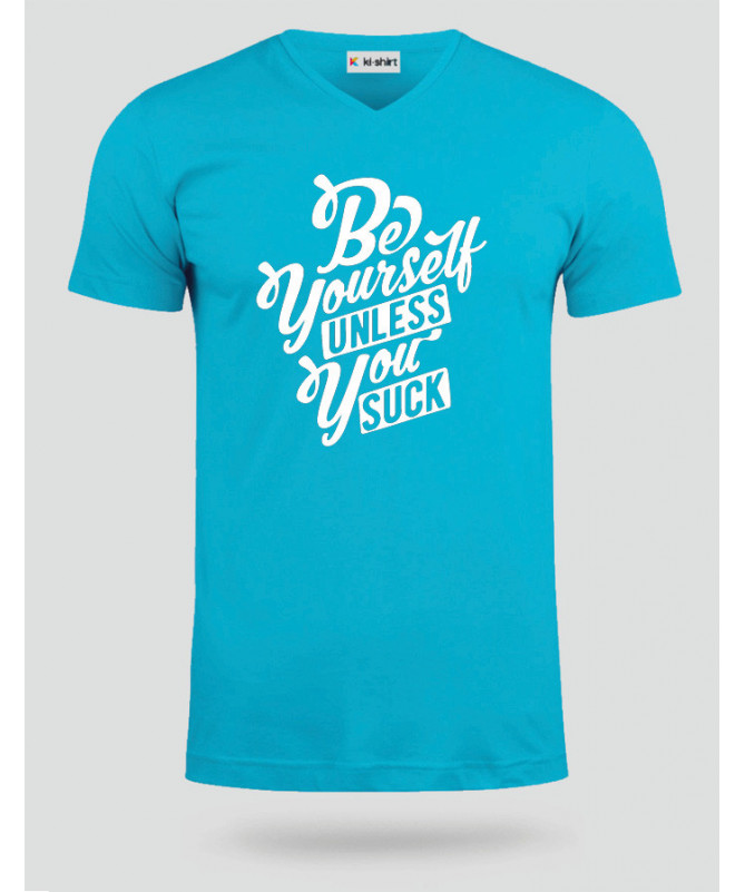 Be Yourself T-shirt Scollo V