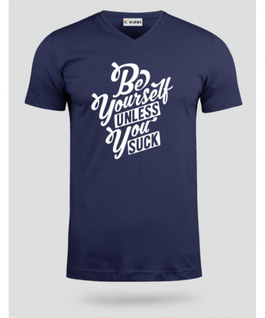 Be Yourself T-shirt Scollo V
