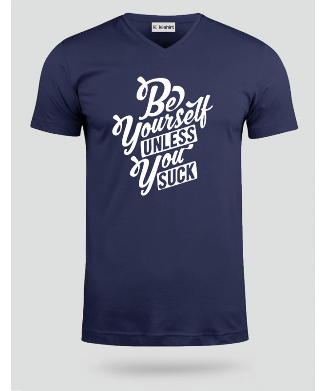 Be Yourself T-shirt Scollo V