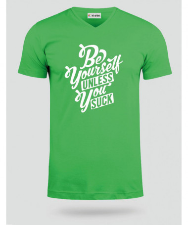 Be Yourself T-shirt Scollo V